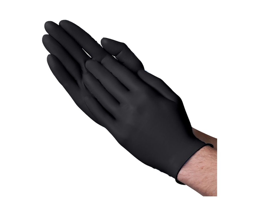 VGuard® 3.5-mil Black Nitrile Industrial Gloves (Medium, 100 Gloves/Box, 10 Boxes/Case)